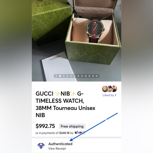NIB✨ GUCCI LUXURY WATCH ✨
G-TIMELESS WATCH, 38MM Tourneau Unisex - Picture 11 of 16